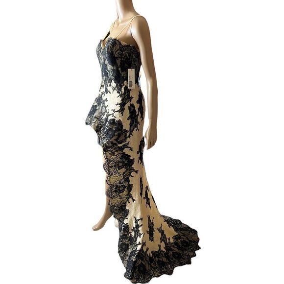 NWT Terani Couture Lace Sweetheart Gown Prom - Picture 6 of 16